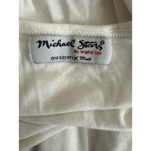 Michael Stars Original Soft Stretchy White Camisole Tank Top OS - Picture 3 of 3